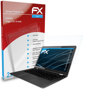 atFoliX FX-Clear Schutzfolie für Lenovo Yoga 510 (14 inch)