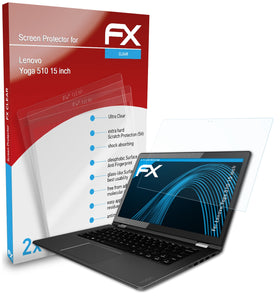 atFoliX FX-Clear Schutzfolie für Lenovo Yoga 510 (15 inch)