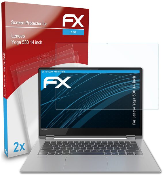 atFoliX FX-Clear Schutzfolie für Lenovo Yoga 530 (14 inch)