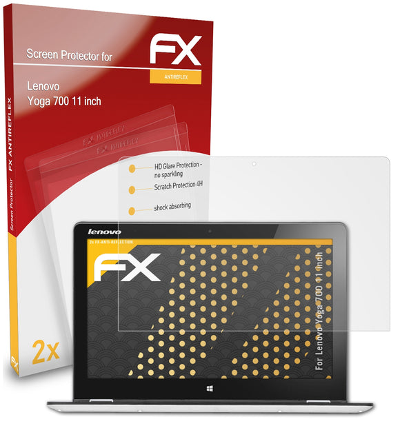 atFoliX FX-Antireflex Displayschutzfolie für Lenovo Yoga 700 (11 inch)