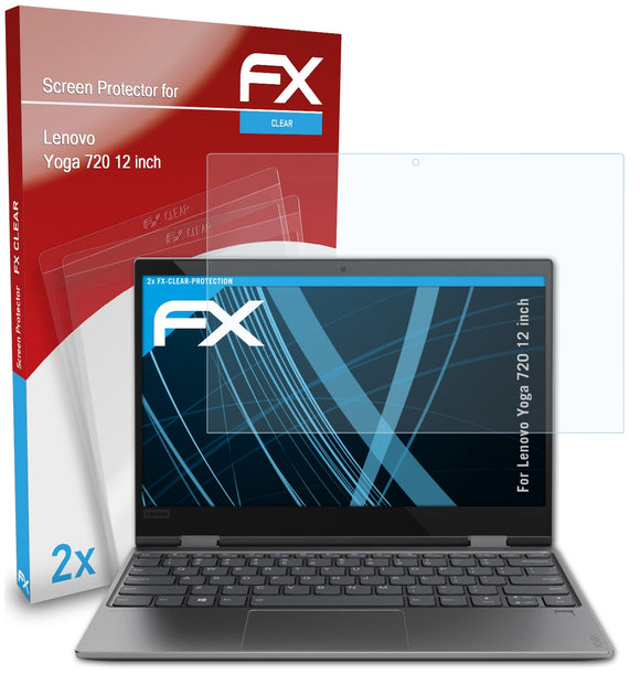atFoliX FX-Clear Schutzfolie für Lenovo Yoga 720 (12 inch)