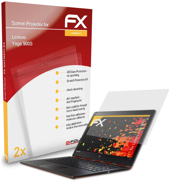 atFoliX FX-Antireflex Displayschutzfolie für Lenovo Yoga 900S