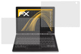 Panzerfolie atFoliX kompatibel mit Lenovo Yoga Book C930, entspiegelnde und stoßdämpfende FX (2er Set)