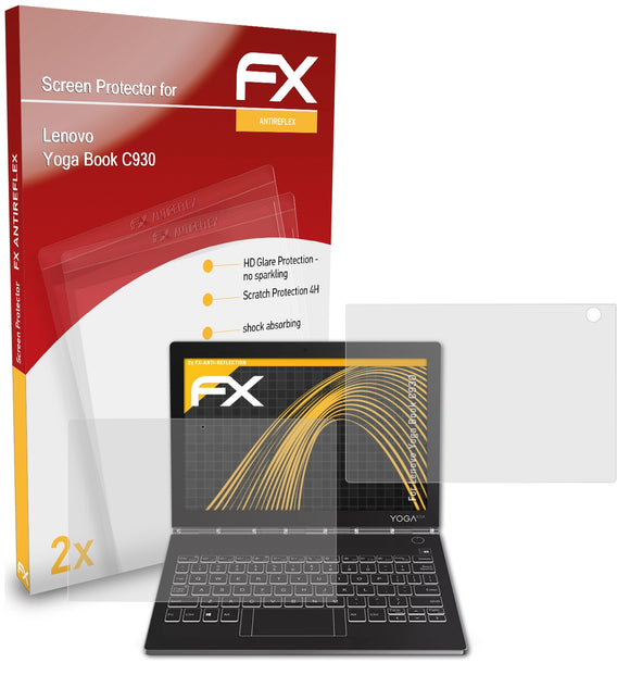 atFoliX FX-Antireflex Displayschutzfolie für Lenovo Yoga Book C930