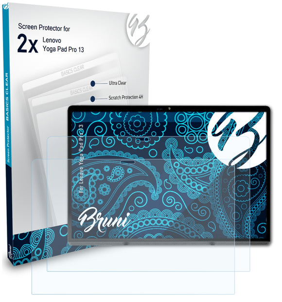 Bruni Basics-Clear Displayschutzfolie für Lenovo Yoga Pad Pro 13