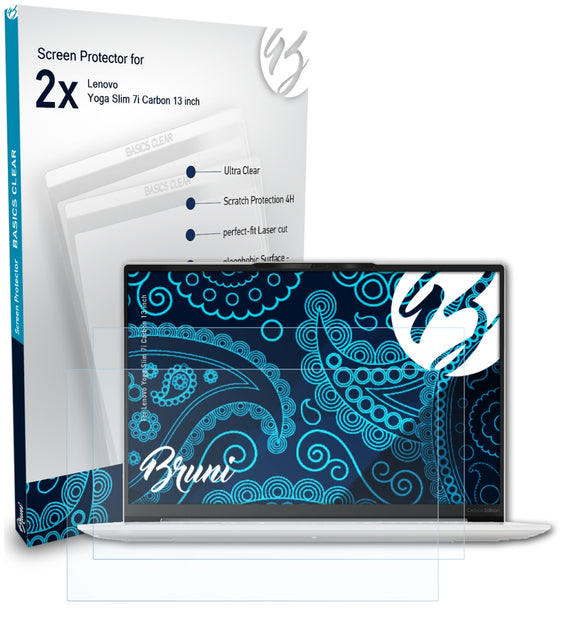 Bruni Basics-Clear Displayschutzfolie für Lenovo Yoga Slim 7i Carbon (13 inch)