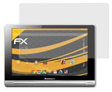 Panzerfolie atFoliX kompatibel mit Lenovo Yoga Tablet 10, entspiegelnde und stoßdämpfende FX (2X)