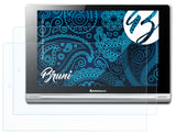Schutzfolie Bruni kompatibel mit Lenovo Yoga Tablet 10 HD+, glasklare (2X)