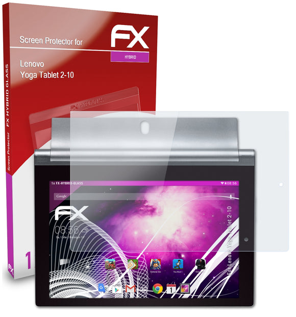 atFoliX FX-Hybrid-Glass Panzerglasfolie für Lenovo Yoga Tablet 2-10