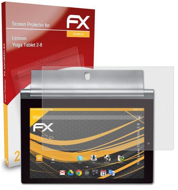 atFoliX FX-Antireflex Displayschutzfolie für Lenovo Yoga Tablet 2-8