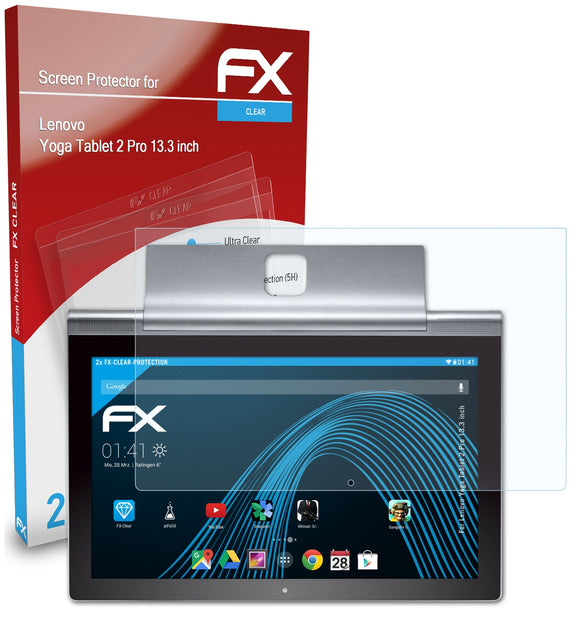 atFoliX FX-Clear Schutzfolie für Lenovo Yoga Tablet 2 Pro (13.3 inch)