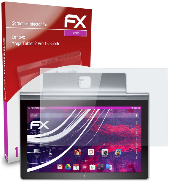 atFoliX FX-Hybrid-Glass Panzerglasfolie für Lenovo Yoga Tablet 2 Pro (13.3 inch)