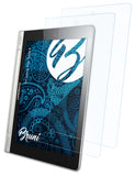 Schutzfolie Bruni kompatibel mit Lenovo Yoga Tablet 8, glasklare (2X)