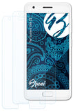 Schutzfolie Bruni kompatibel mit Lenovo Zuk Z2, glasklare (2X)