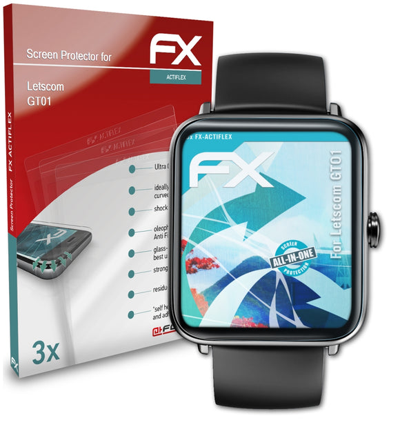 atFoliX FX-ActiFleX Displayschutzfolie für Letscom GT01