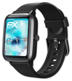 Schutzfolie atFoliX passend für Letsfit Smart Watch 1.3 Inch, ultraklare und flexible FX (3X)