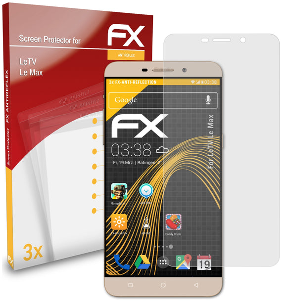 atFoliX FX-Antireflex Displayschutzfolie für LeTV Le Max