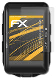 Panzerfolie atFoliX kompatibel mit Lezyne Mega C GPS, entspiegelnde und stoßdämpfende FX (3X)