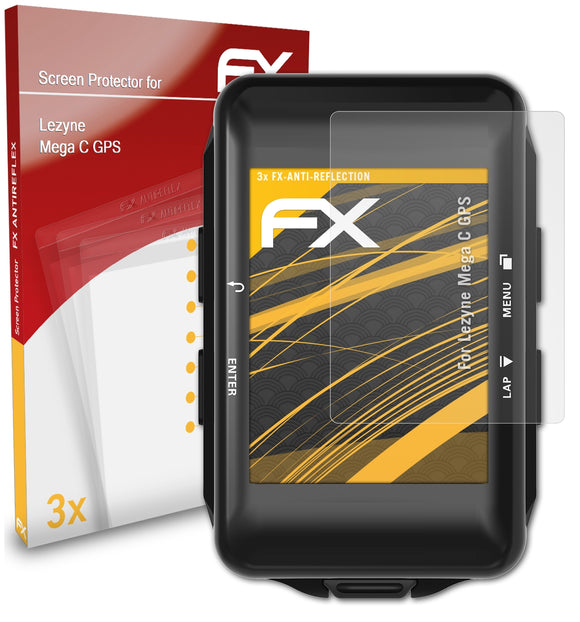 atFoliX FX-Antireflex Displayschutzfolie für Lezyne Mega C GPS