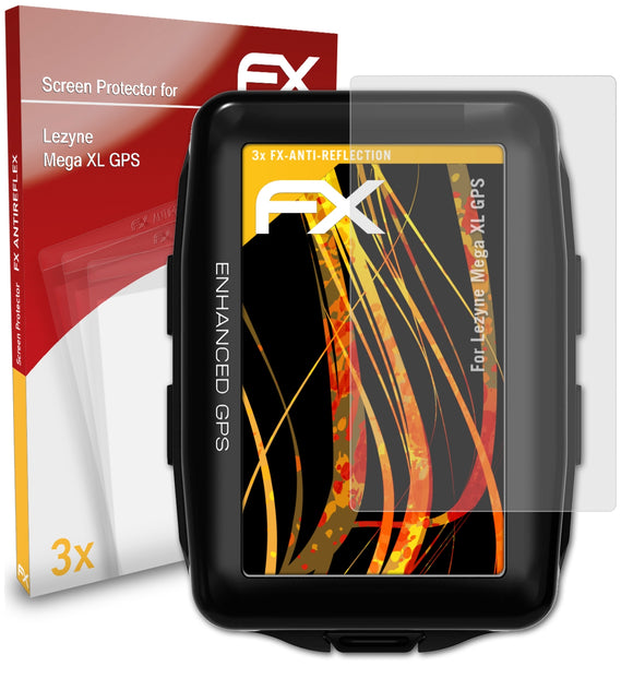 atFoliX FX-Antireflex Displayschutzfolie für Lezyne Mega XL GPS