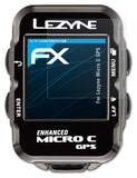 atFoliX Schutzfolie kompatibel mit Lezyne Micro C GPS, ultraklare FX Folie (3X)