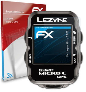atFoliX FX-Clear Schutzfolie für Lezyne Micro C GPS
