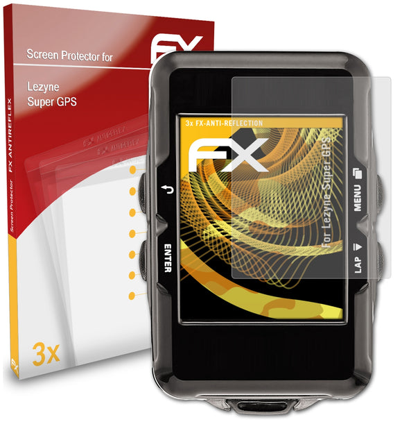 atFoliX FX-Antireflex Displayschutzfolie für Lezyne Super GPS