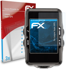 atFoliX FX-Clear Schutzfolie für Lezyne Super GPS