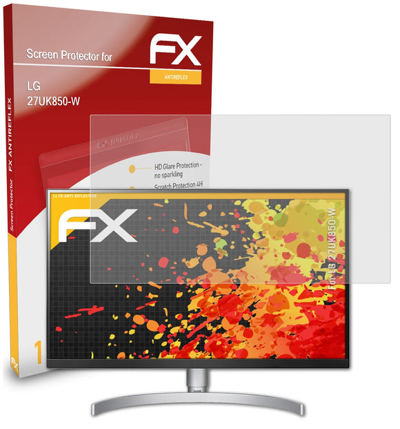 atFoliX FX-Antireflex Displayschutzfolie für LG 27UK850-W