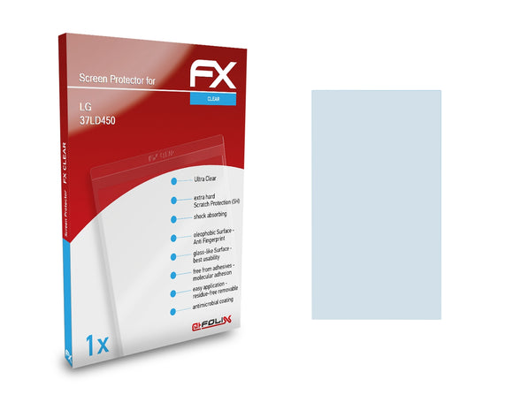 atFoliX FX-Clear Schutzfolie für LG 37LD450