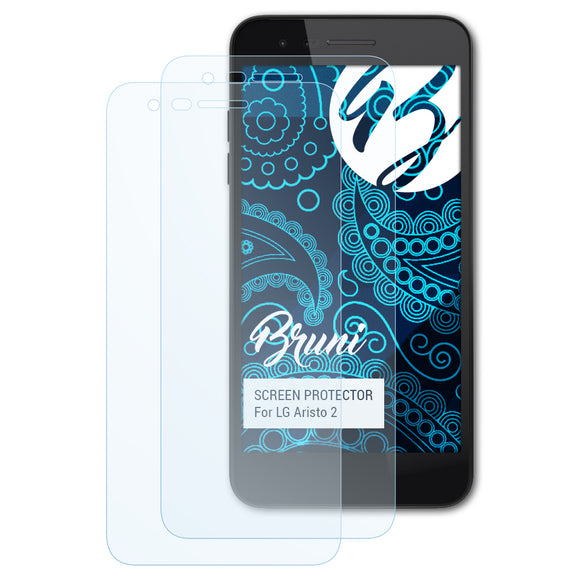 Bruni Basics-Clear Displayschutzfolie für LG Aristo 2