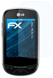 Schutzfolie atFoliX kompatibel mit LG Ego T500, ultraklare FX (3X)