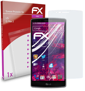 atFoliX FX-Hybrid-Glass Panzerglasfolie für LG G Flex 2