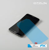 atFoliX Schutzfolie kompatibel mit LG G Flex, ultraklare FX Folie (3X)