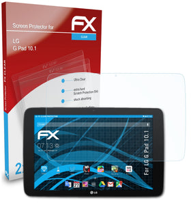 atFoliX FX-Clear Schutzfolie für LG G Pad 10.1
