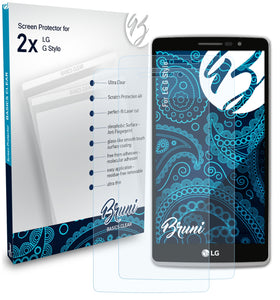 Bruni Basics-Clear Displayschutzfolie für LG G Stylo