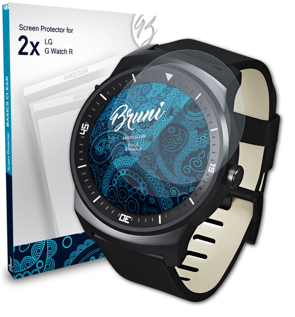 Bruni Basics-Clear Displayschutzfolie für LG G Watch R