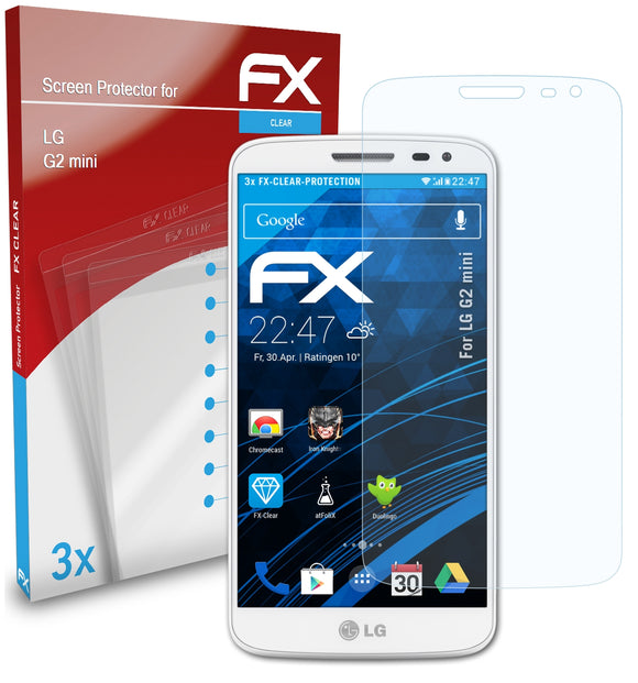 atFoliX FX-Clear Schutzfolie für LG G2 mini