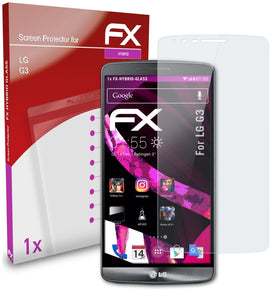 atFoliX FX-Hybrid-Glass Panzerglasfolie für LG G3