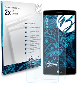 Bruni Basics-Clear Displayschutzfolie für LG G4 Beat