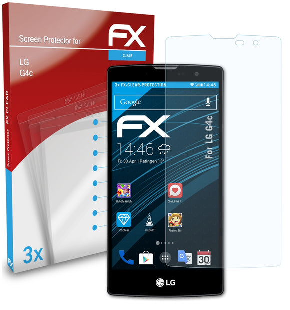 atFoliX FX-Clear Schutzfolie für LG G4c