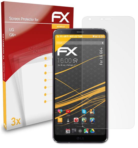 atFoliX FX-Antireflex Displayschutzfolie für LG G6+