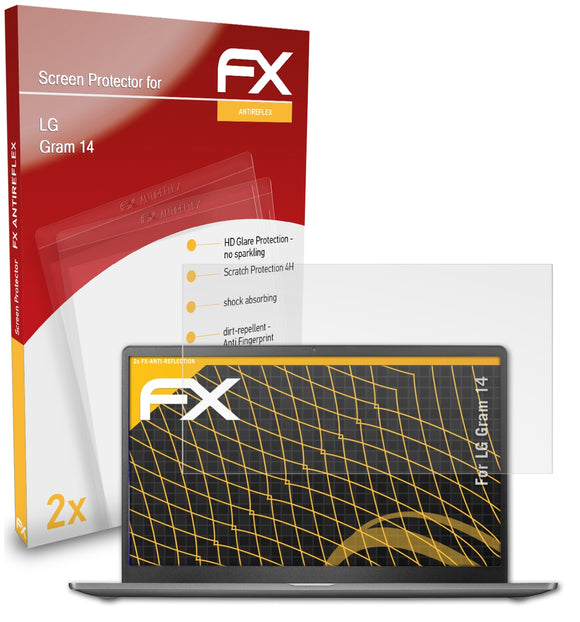 atFoliX FX-Antireflex Displayschutzfolie für LG Gram 14