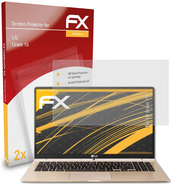 atFoliX FX-Antireflex Displayschutzfolie für LG Gram 15