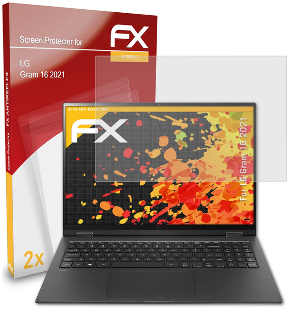 atFoliX FX-Antireflex Displayschutzfolie für LG Gram 16 (2021)