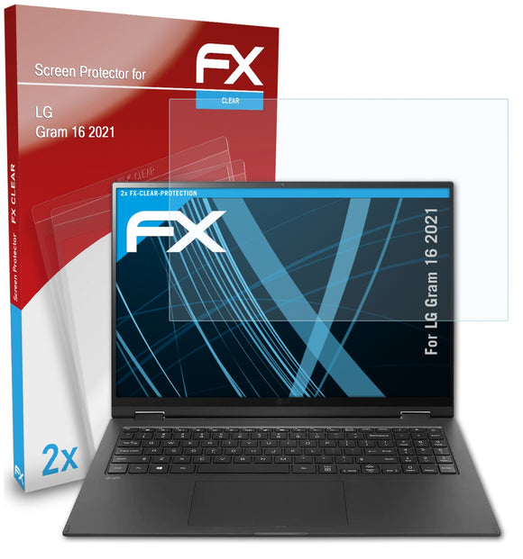 atFoliX FX-Clear Schutzfolie für LG Gram 16 (2021)