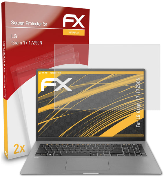 atFoliX FX-Antireflex Displayschutzfolie für LG Gram 17 (17Z90N)