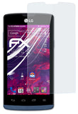 Glasfolie atFoliX kompatibel mit LG Joy, 9H Hybrid-Glass FX