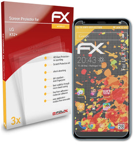 atFoliX FX-Antireflex Displayschutzfolie für LG K12+