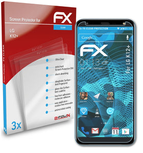 atFoliX FX-Clear Schutzfolie für LG K12+